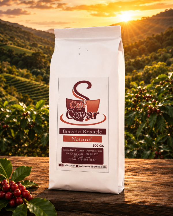 borbon rosado 500g Café Borbón Rosado 500 gr: café especial para quienes disfrutan una taza premium todos los días